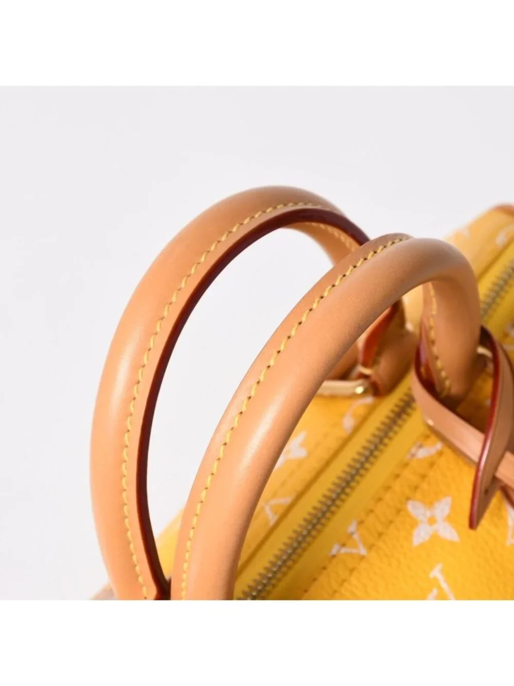 Louis Vuitton Speedy P9 Bandouliere 25 Boston Bag Yellow White